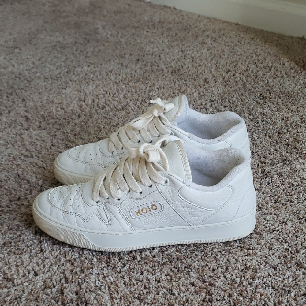 KOIO White Leather Sneakers
